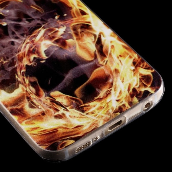 Samsung Galaxy S6 EDGE TPU skal Flame Purple