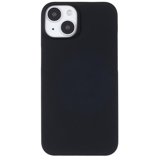 Gummiert beskyttende mobildeksel for iPhone 15 Black