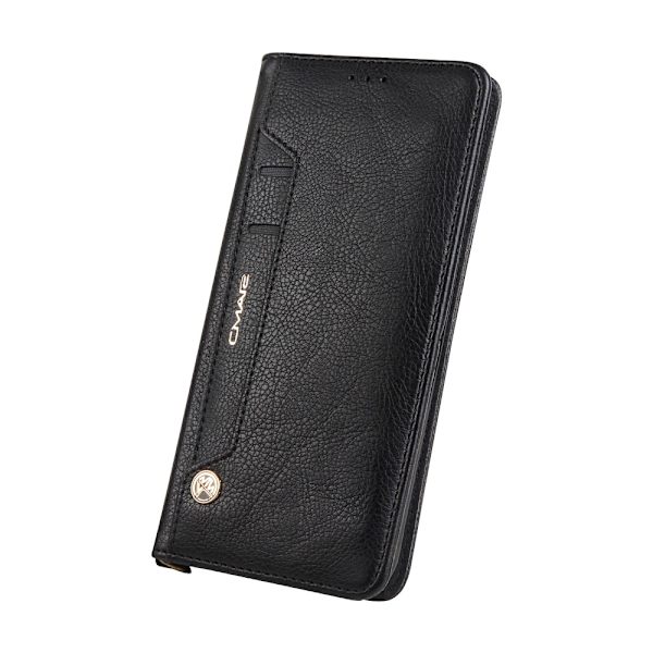 CMAI2 Litchi Lommebok-deksel til Samsung Galaxy S8 Plus - Svart Black