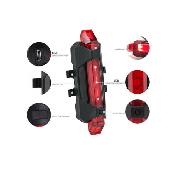 LED - lampe til Xiaomi M365 elektrisk scooter - blå Blue