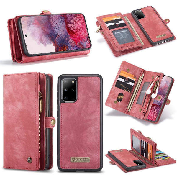 Samsung Galaxy S20 Plus CASEME Irrotettava 2-in-1 kotelo - Punainen Red