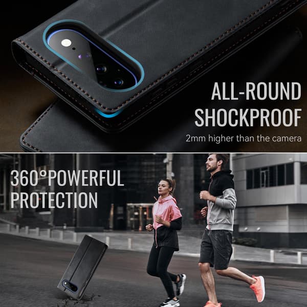 CASEME Plånboksfodral till Google Pixel 11 Pro XL Svart