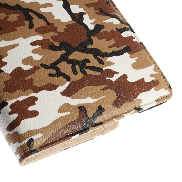 Case iPad Air / Ipad 5, 360 rotation Camouflage Brown
