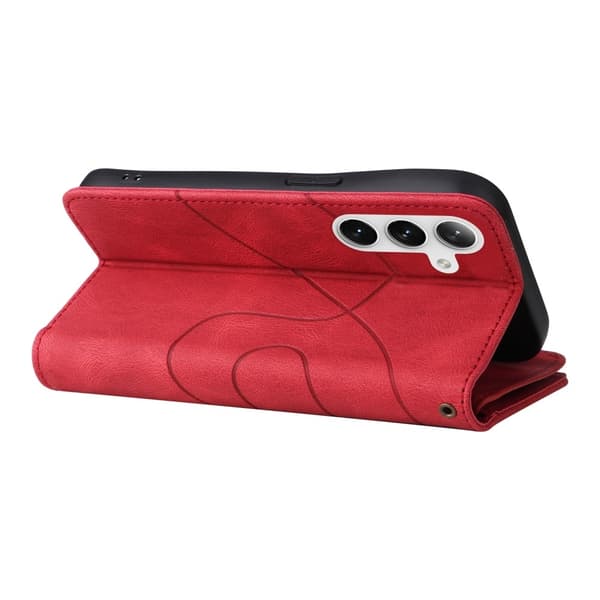 KT Multifunksjons Serie-5 For Samsung Galaxy S24 Telefonveske Red