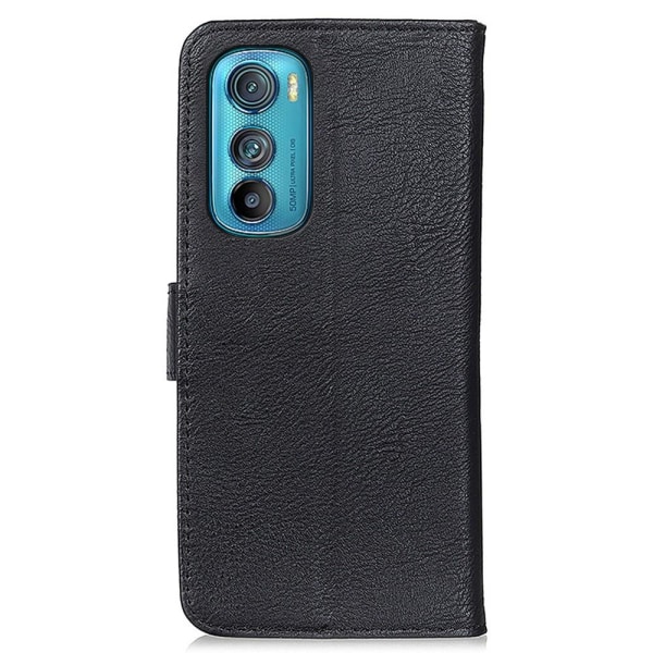 KHAZNEH Wallet Stand Case til Motorola Edge 30 - Sort Black