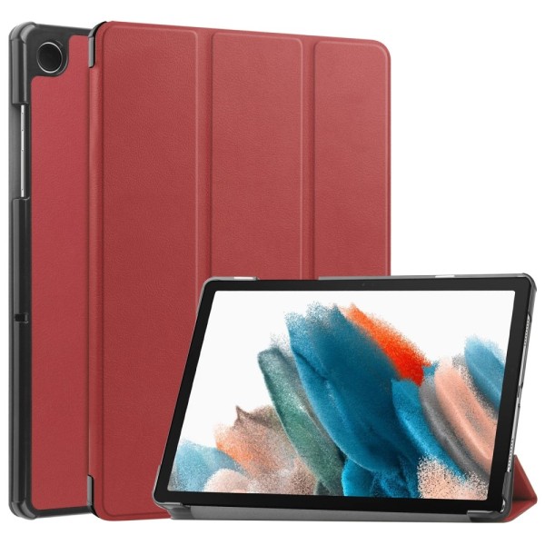 Tri-fold Stativveske for Samsung Galaxy Tab A9+ 11\" Wine red
