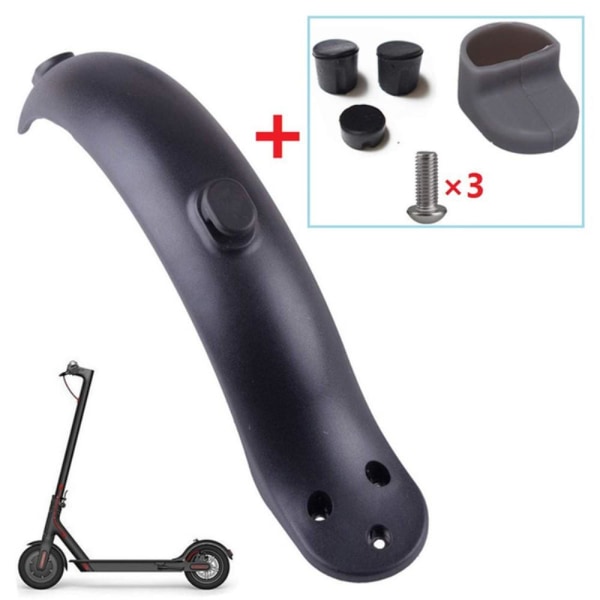 Bakskärm / Mudguard till Xiaomi Mijia M365 / M365 Pro Svart