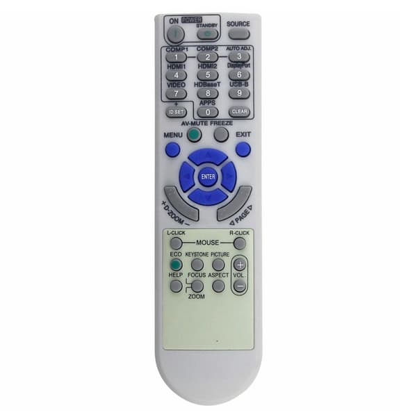 Udskiftning af fjernbetjening RD-472E til NEC-projektor Grey