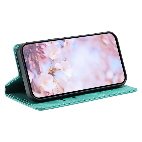Deksel for iPhone 17 Pro Max med Magnetisk Lukking Mønsterpreget Green