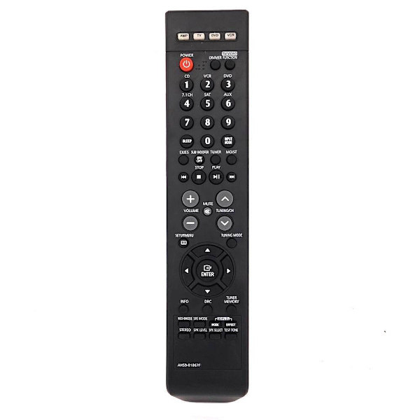AH59-01867F television kaukosäätimen vaihto Samsung AVR720 HTAS720S HTAS720ST Black