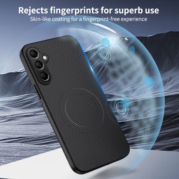 WANLONFENG Magnetisk deksel med skjermbeskytter til Samsung Galaxy S26 Black