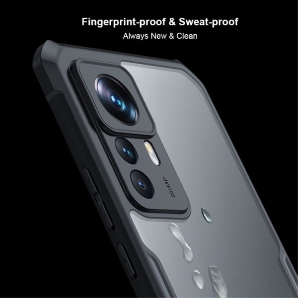 XUNDD Slim telefontaske til Xiaomi 12T Pro stødsikkert dæksel Black