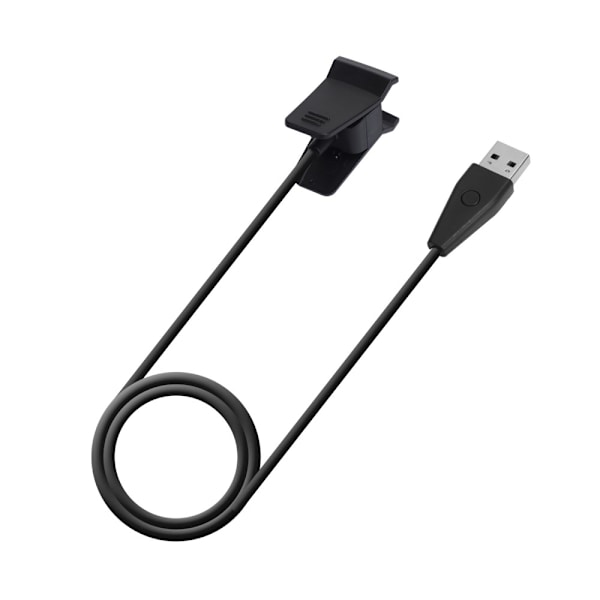 100cm korvaava USB - latauskaapeli Fitbit Alta - musta Black