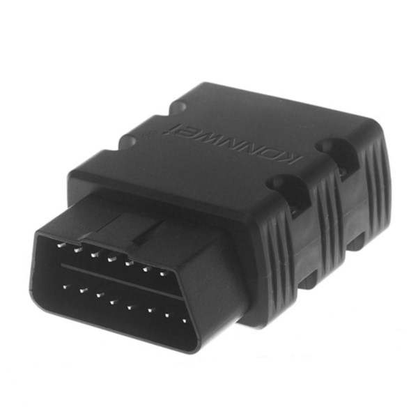 KONNWEI Bluetooth ELM327 OBD2 IOS Android bilkodläsare Svart