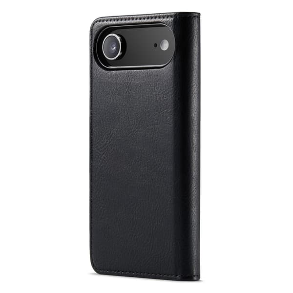 DG.MING Til iPhone Air Lommebokdeksel Avtakbart 2 i 1 - Svart Black