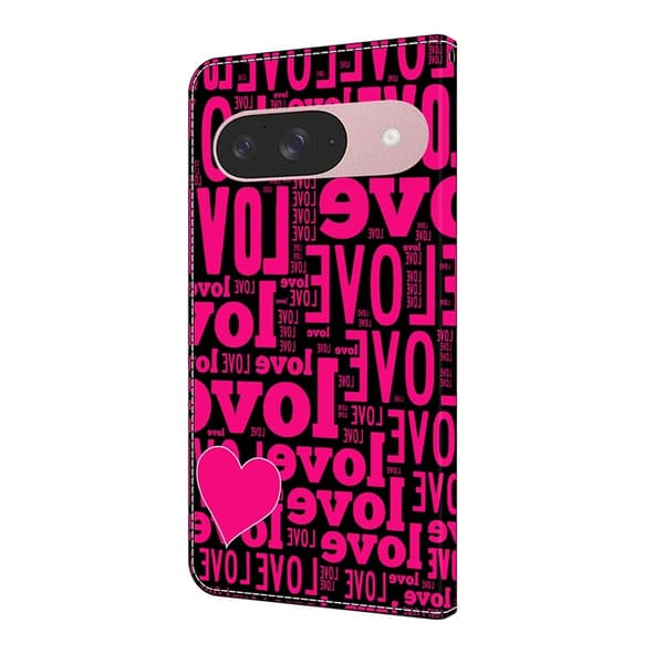 För Google Pixel 10 Pro / 10 / 9 Pro / 9 Plånboksfodral Mönstertryckt PU-läder Flip Stativ Mobilfodral multifärg
