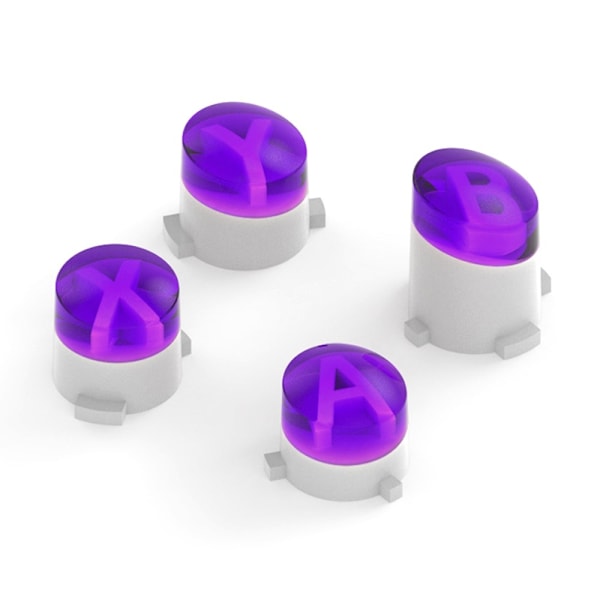 Til Xbox One S One Elite Controller ABXY erstatningsknapper - Lilla Purple
