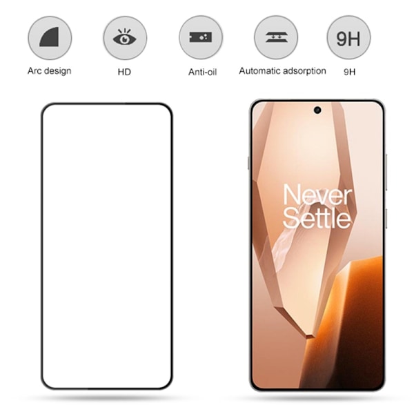 AMORUS For OnePlus 13R Skærmbeskytter Glas 2stk Transparent