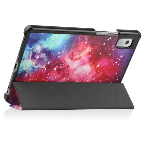 Til Lenovo Tab M9 Trifoldet Stativdæksel - Starry sky Multicolor