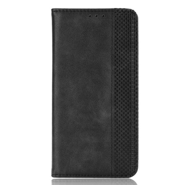 Motorola Moto G73 5G Stand Phone Case Full Protection Wallet Cover - Black Black