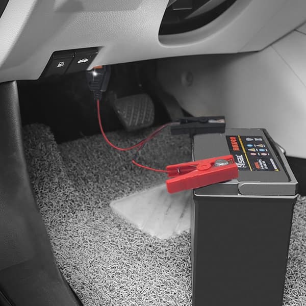 Batteri Bil Nödström Avstängningsskydd OBD2 - kontakter ECU - minne Svart