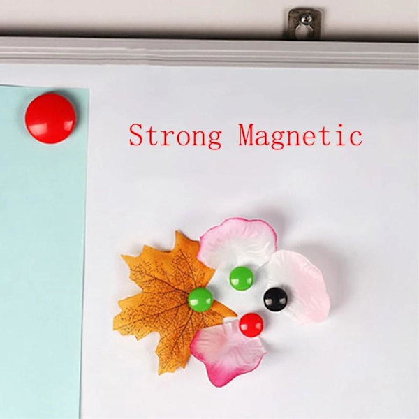 12 stk/pakke 30 mm køleskabswhiteboardmagneter Multicolor