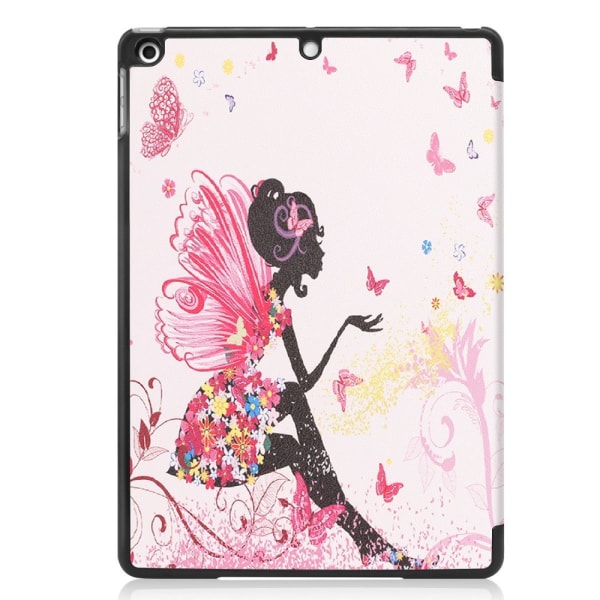 Apple iPad 10.2 (2019) Pattern PU kolminkertainen tabletin kotelo - Kauneus Multicolor