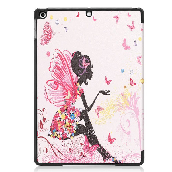 Apple iPad 10.2 (2019) Pattern PU Trifoldet Stand Tablet-Taske - Skønhed Multicolor