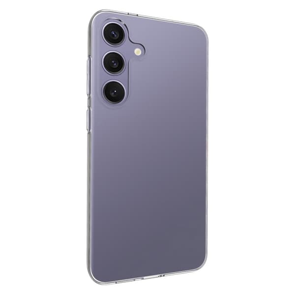 Til Samsung Galaxy S25+ Case TPU Cover Bagside Transparent