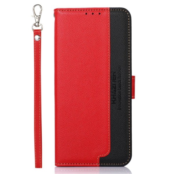 KHAZNEH telefoncover til Motorola Moto G52 - rød/sort Red