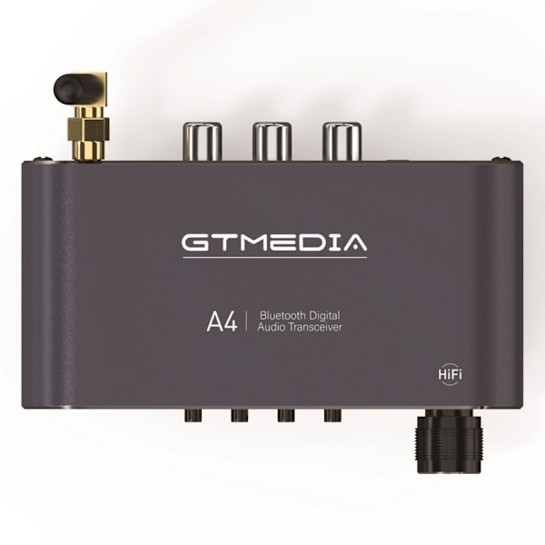 6-i-1 Bluetooth 5.1 lydadapter RX/TX-tilstande USB TF-kort IR-fjernbetjening Black