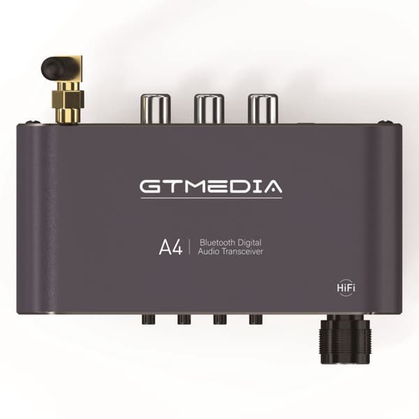 GTMEDIA 6 - i - 1 Bluetooth 5.1 lydadapter RX/TX - moduser USB TF - kort IR - fjernkontroll Black