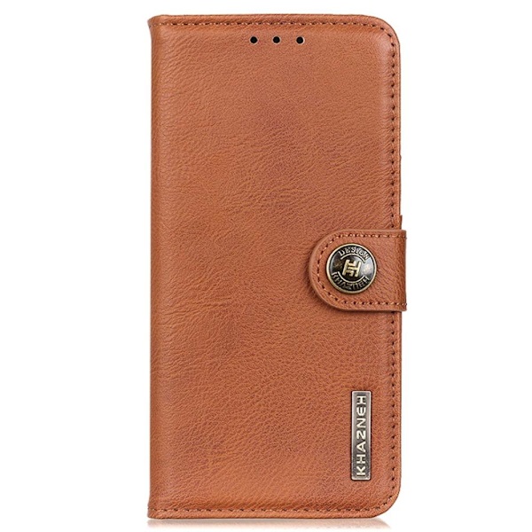KHAZNEH lompakkoteline Xiaomi Redmi 10: lle - ruskea Brown