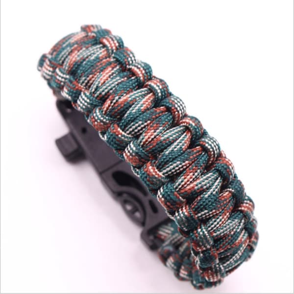 Survival Armbånd Survival Emergency Armbånd - Blå Camouflage Blue one size