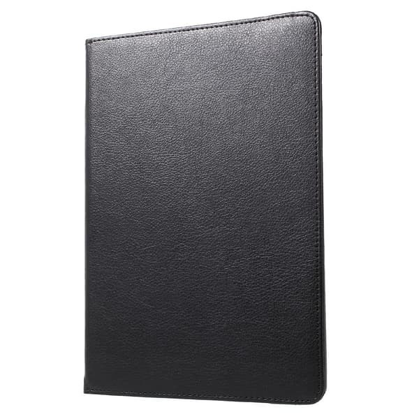 iPad Air 10.5 (2019)/Pro 10.5 (2017) 360 - roterende etui Litchi Grain - Sort Black