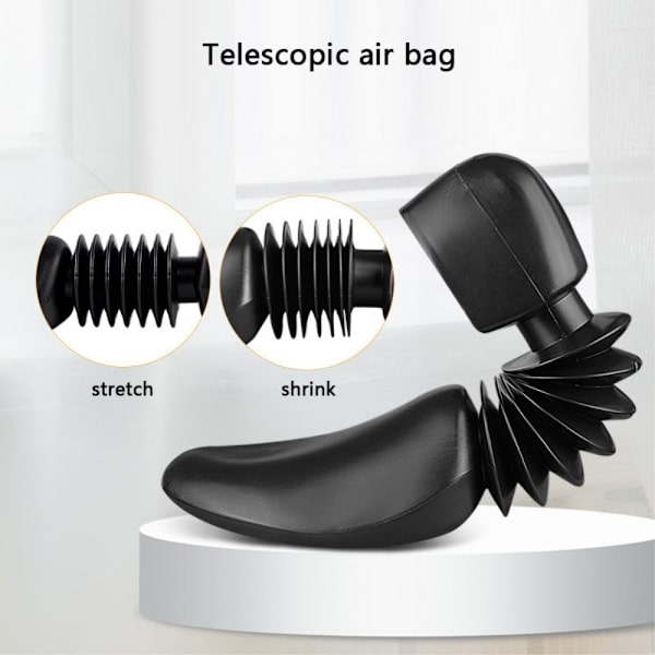 1st justerbar plastsko Skoblock Shoe Extender sko storlek 30-35 Svart