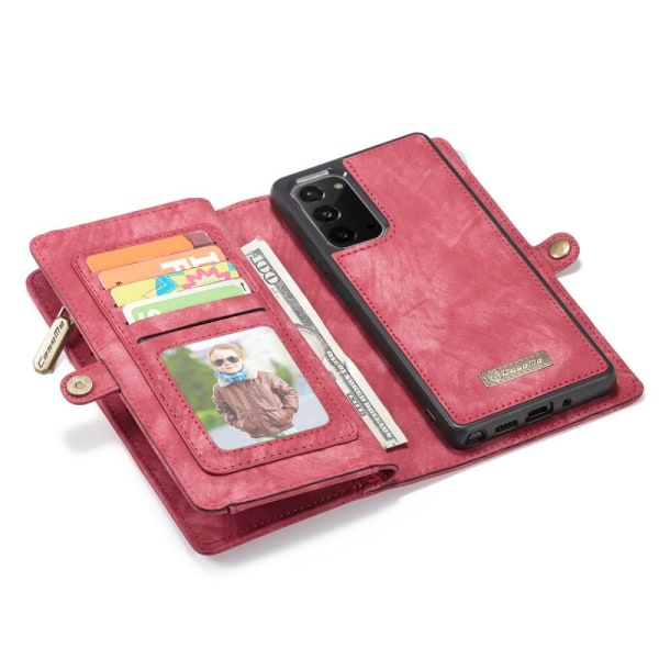 Samsung Galaxy Note 20 Ultra CASEME Aftageligt 2-i-1 etui Red