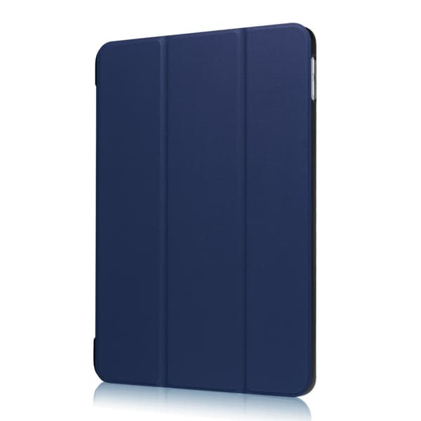 iPad 9.7" (2017/2018) Slim Fit Trifoldbart deksel - Mørkeblå Dark blue