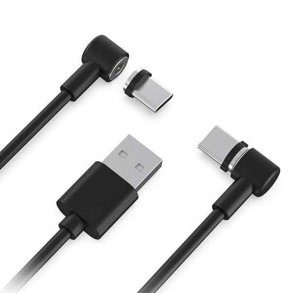 För PS VR 2 - kontroller 1 USB till 2 USB - C laddningssladd Svart
