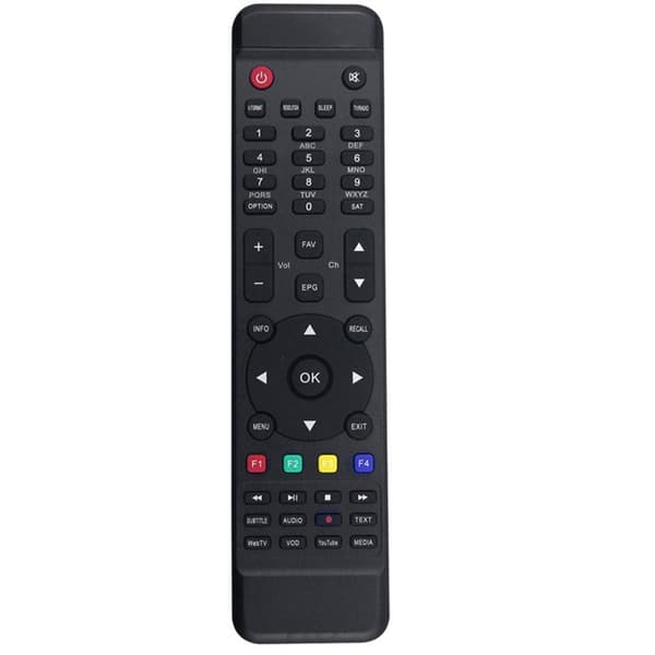 Fjernkontroll utskifting SX88 for Octagon Set Top Box Black