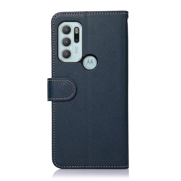 KHAZNEH Motorola Moto G60s Plånboksfodral - Blå Blå