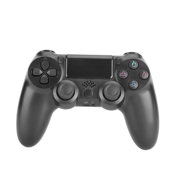 Trådløs Spillkontroll Gamepad for PS4 Spilljoystick - Svart Black