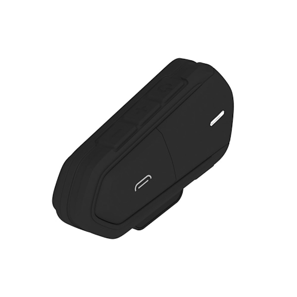 BE6 MC Motorcykel Skidhjälm Bluetooth Intercom Trådlös - Svart Svart