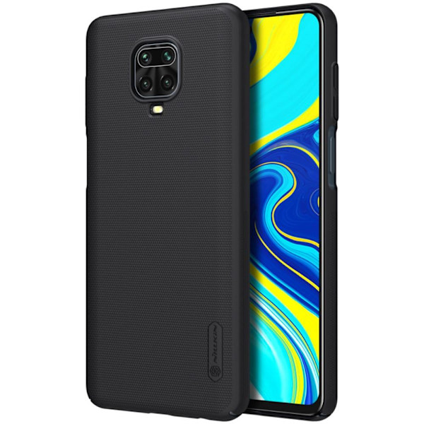 NILLKIN Xiaomi Redmi Note 9 Pro Frostat skal hårt - Svart Svart