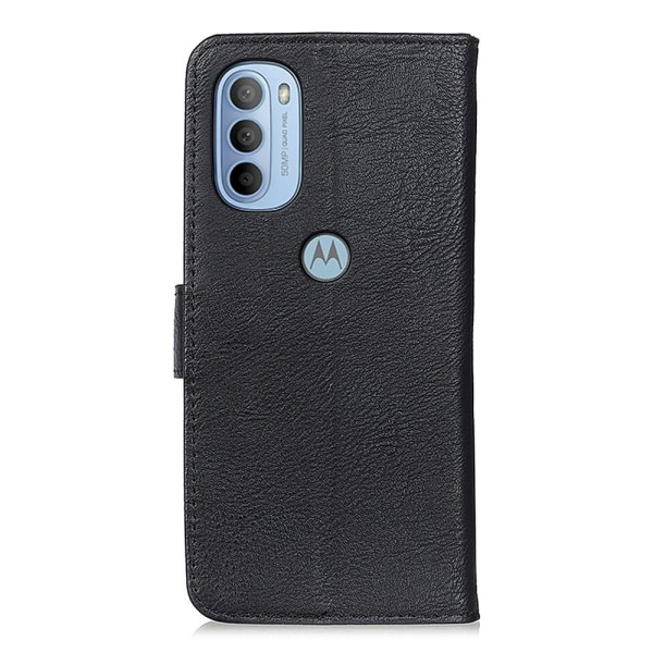 KHAZNEH Wallet Stand Case Motorola Moto G31 / Moto G41 Black