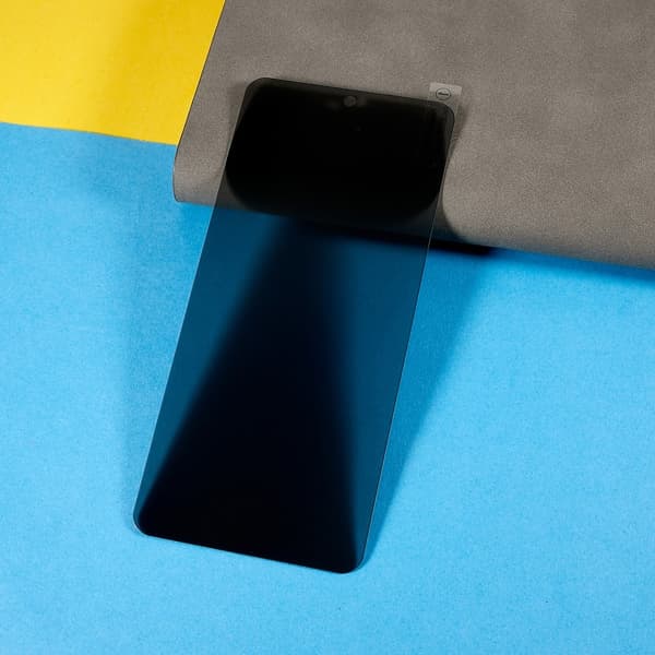 Til Samsung Galaxy S24 FE Anti - Spion Skærmbeskytter Black