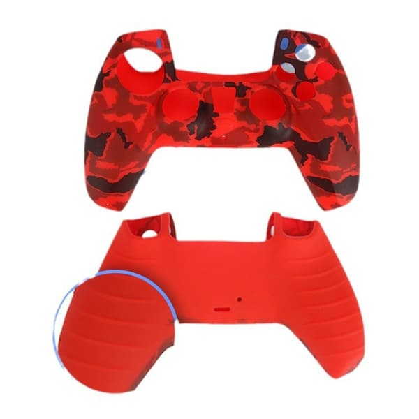 DATA FROG För Sony Playstation 5 Silikonskydd Spelkontrollskydd med 2 Rocker Caps multifärg