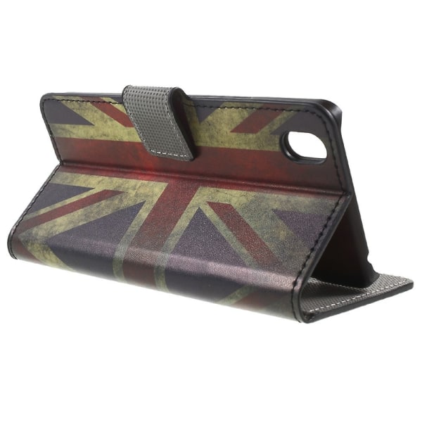 OnePlus X Wallet Case Retro Yhdistyneen kuningaskunnan lippu Black