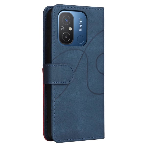 Til Xiaomi Redmi 12C KT-serie-1 dobbeltfarve Blue