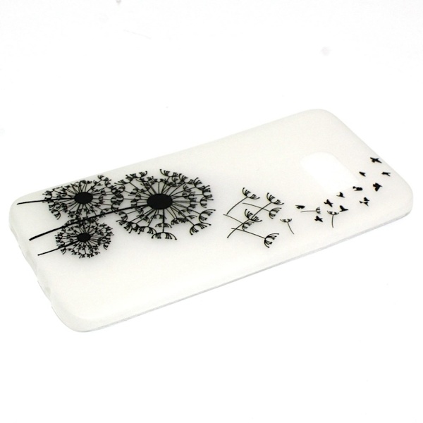 Samsung Galaxy S7 Edge Skal Glow in the dark - Fly Dandelion Purple